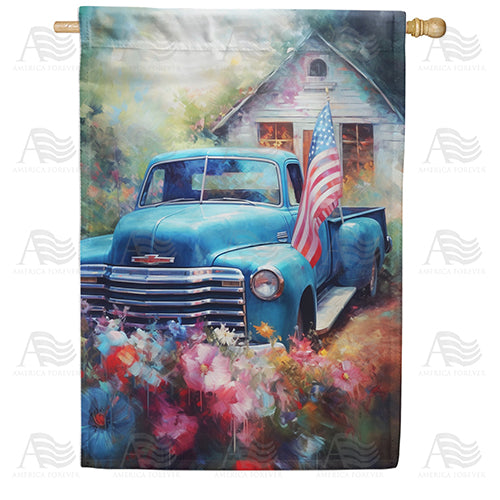America Forever Classic Chevy House Flag