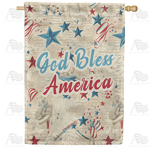 America Forever Our Founding Fathers' Words House Flag