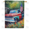 America Forever Grandpa's Truck House Flag