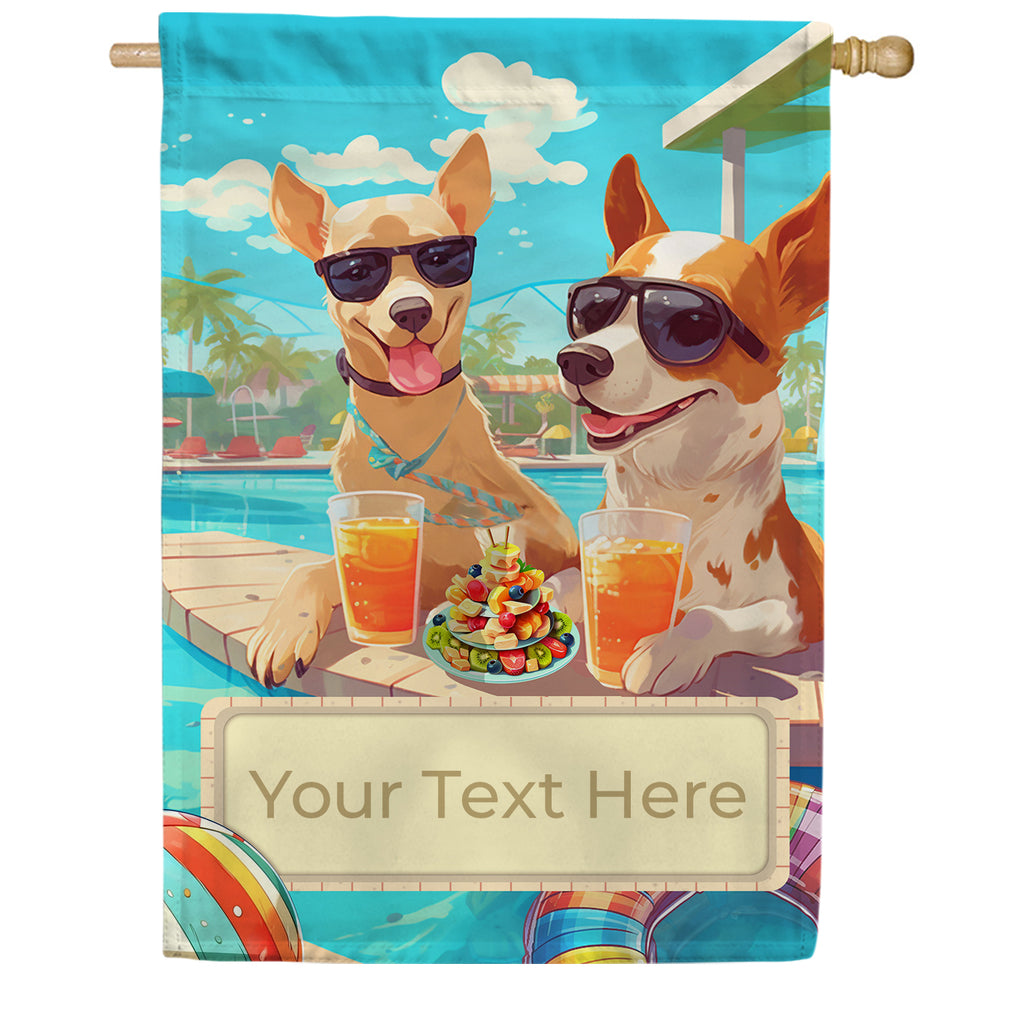 America Forever Poolside Party House Flag