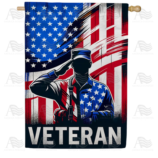 America Forever Salute to Service House Flag