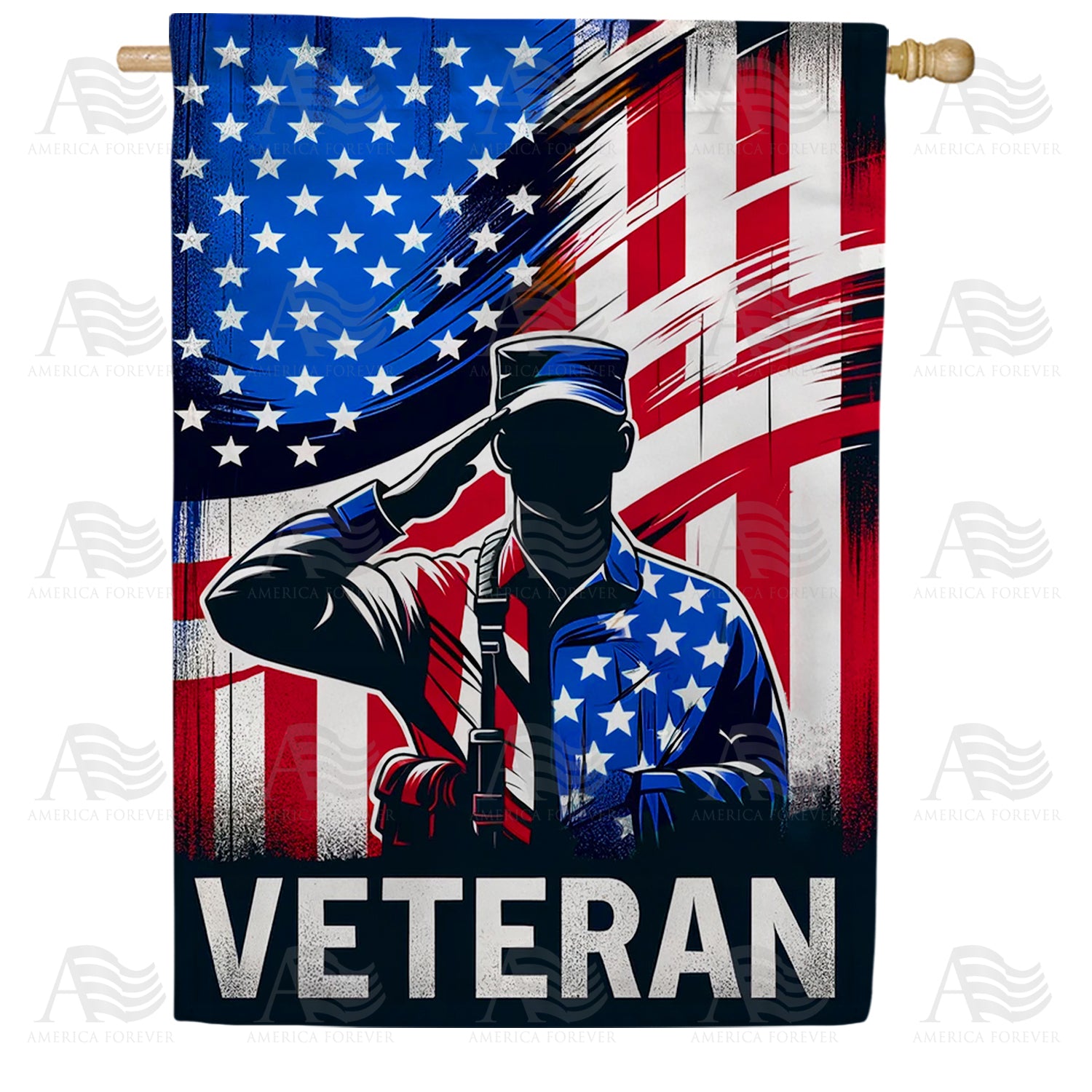 Salute to Service House Flag