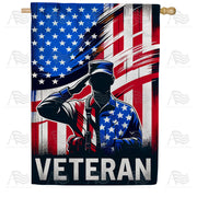 America Forever Salute to Service House Flag