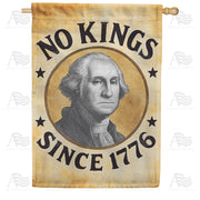 America Forever No Kings Since 1776 House Flag