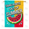America Forever Take a Bite Summer Watermelon House Flag