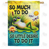 America Forever So Much To Do Frog House Flag
