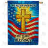 America Forever One Nation Under God House Flag