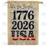 We The People 1776-2026 USA House Flag