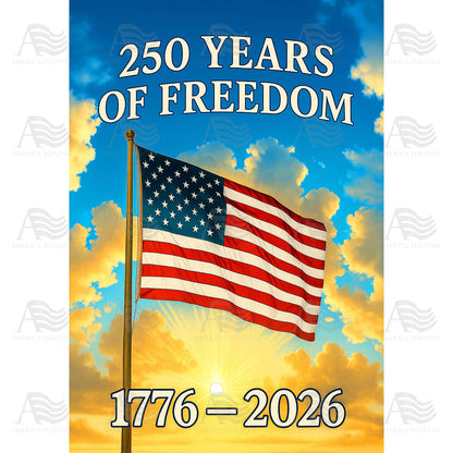 250 Years of Freedom House Flag