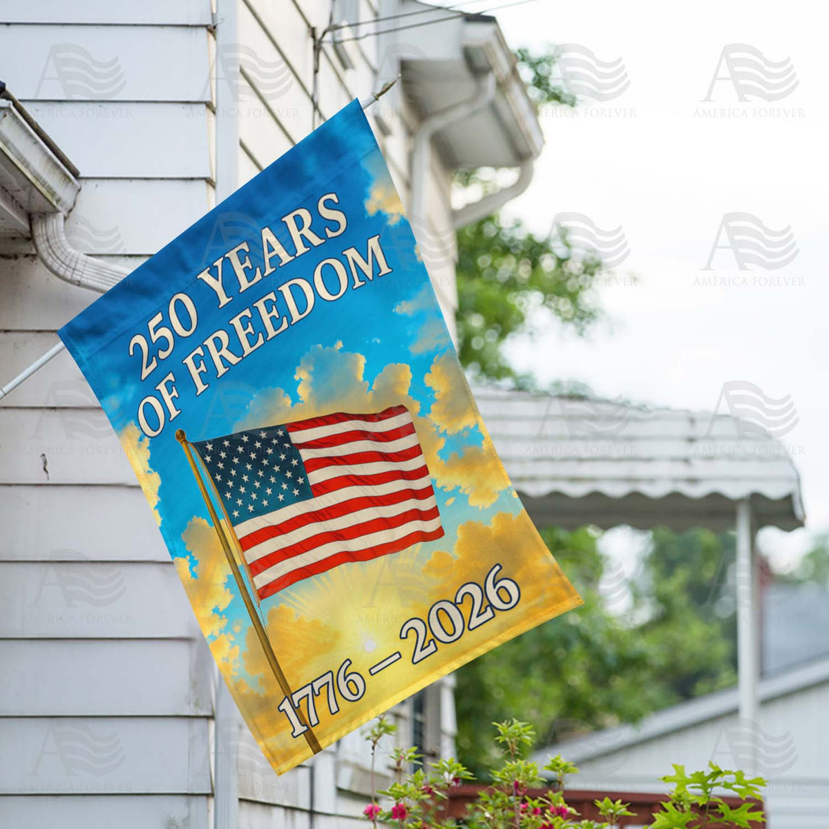 250 Years of Freedom House Flag