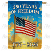 250 Years of Freedom House Flag