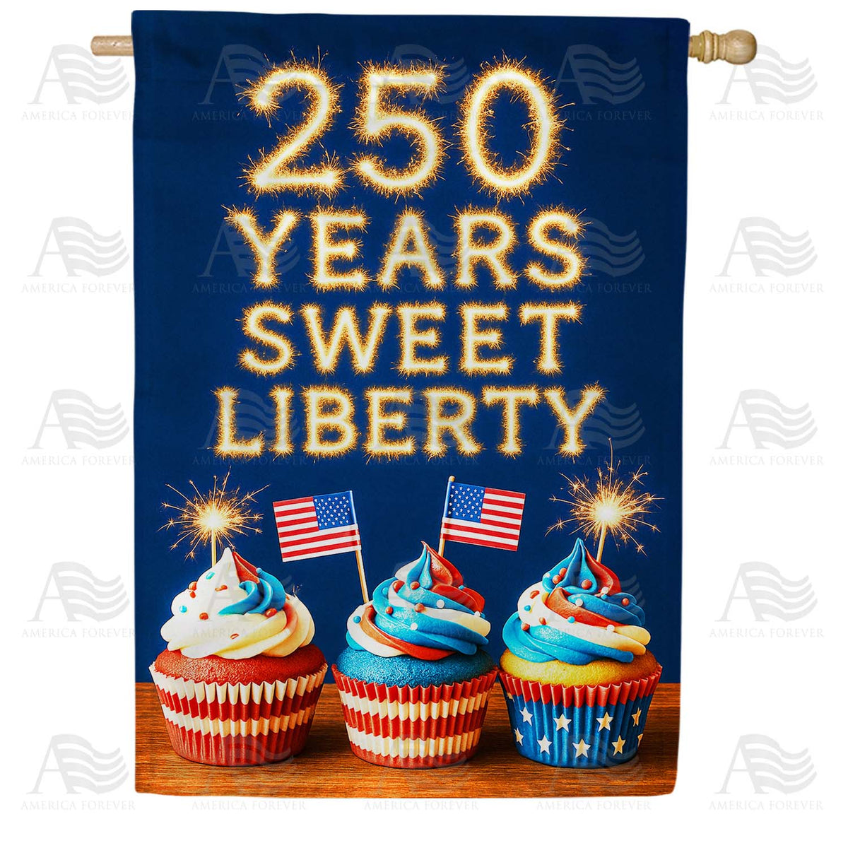 America Forever 250 Years Sweet Liberty House Flag