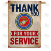 Thank You Marines Service House Flag