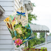 America Forever Frog on Lily Pad Enjoy Little Things House Flag