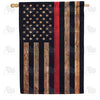 America Forever Thin Red Line House Flag