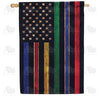America Forever No One Fights Alone House Flag