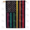 America Forever Gay Pride Thin Rainbow Line House Flag