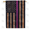 America Forever Thin Purple Line House Flag