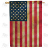 America Forever Tea-Stained USA House Flag