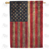 America Forever United States of America Wood-Style House Flag