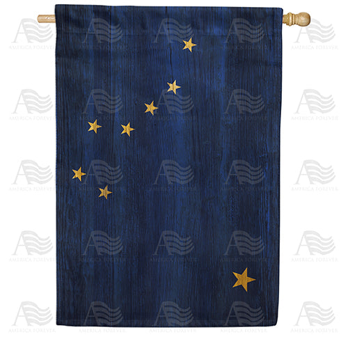America Forever Alaska State Flag House Flag