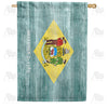 America Forever Delaware State Wood-Style House Flag