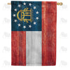 America Forever Georgia State Wood-Style House Flag