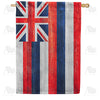 America Forever Hawaii State Wood-Style House Flag