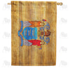 America Forever New Jersey State Wood-Style House Flag