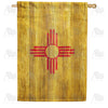 America Forever New Mexico State Wood-Style House Flag