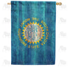 America Forever South Dakota State Wood-Style House Flag