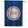 America Forever Virginia State Wood-Style House Flag