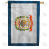 America Forever West Virginia State Wood-Style House Flag