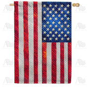 Classic American Flag House Flag