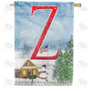 Christmas Trees For Sale Monogram House Flag