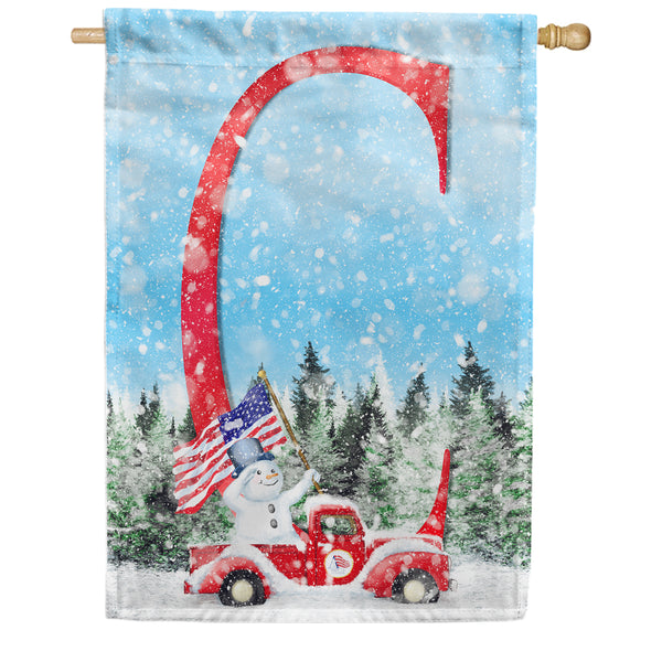 America Forever Cat Meowy Christmas Garden Flag
