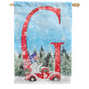 America Forever Cat Meowy Christmas Garden Flag
