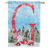 America Forever Cat Meowy Christmas Garden Flag