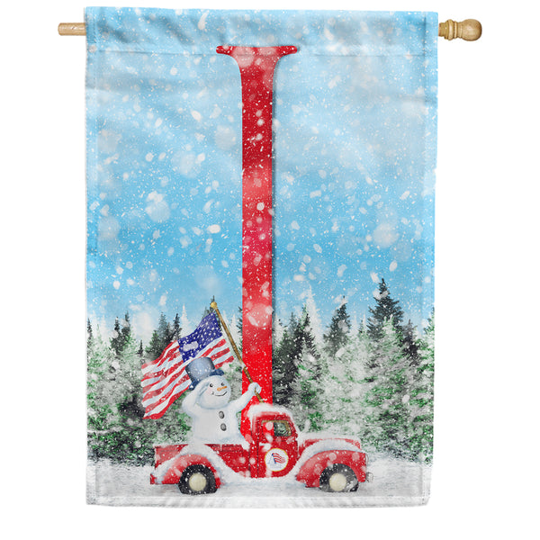 America Forever Cat Meowy Christmas Garden Flag