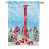 America Forever Cat Meowy Christmas Garden Flag