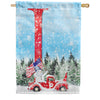 America Forever Cat Meowy Christmas Garden Flag