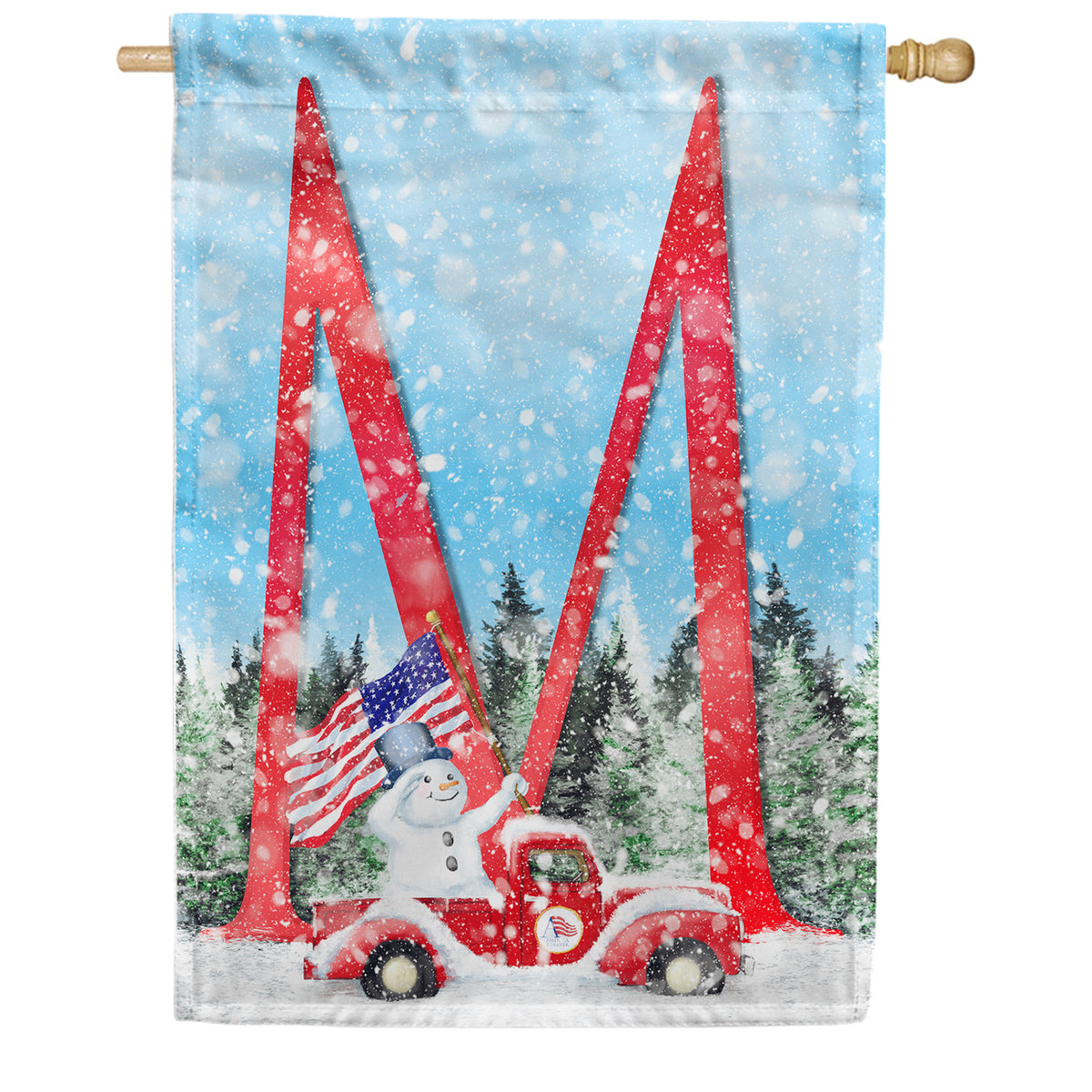 America Forever Cat Meowy Christmas Garden Flag