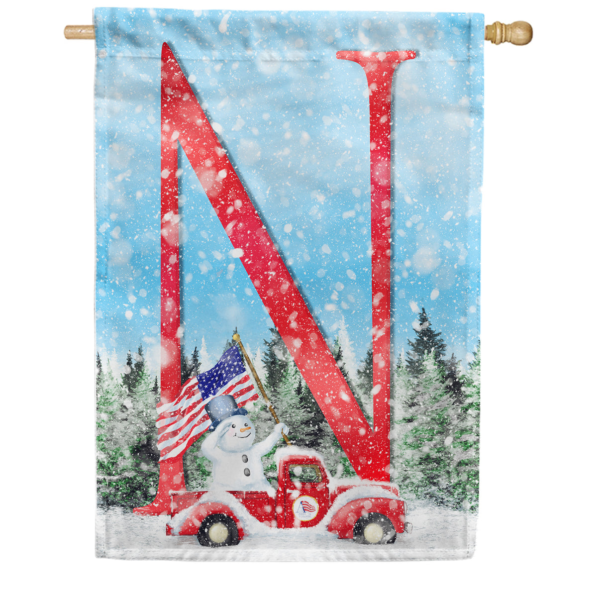 America Forever Cat Meowy Christmas Garden Flag