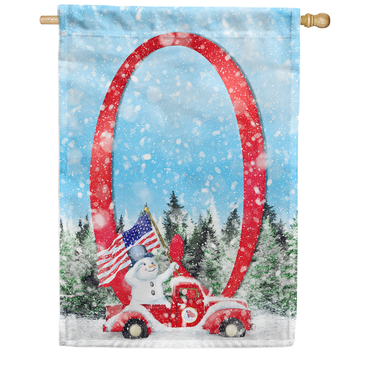 America Forever Cat Meowy Christmas Garden Flag