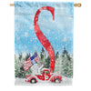 America Forever Cat Meowy Christmas Garden Flag