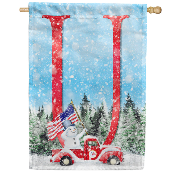 America Forever Cat Meowy Christmas Garden Flag