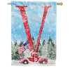America Forever Cat Meowy Christmas Garden Flag
