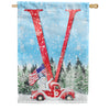 America Forever Cat Meowy Christmas Garden Flag
