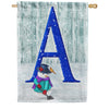 America Forever Just Keep Shovelin' Monogram House Flag