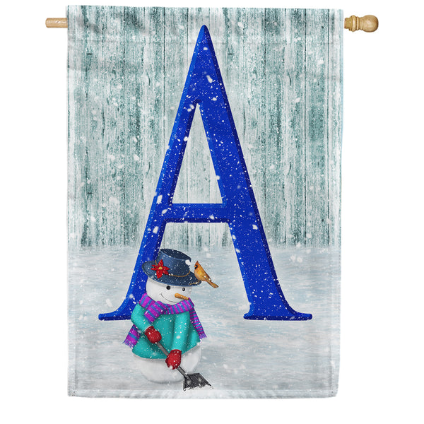 America Forever Just Keep Shovelin' Monogram House Flag